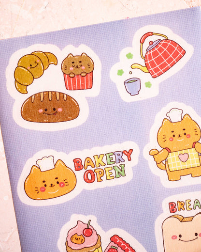 Stickers Cat Bakery – Rainbowholic × Dolly Kaye
