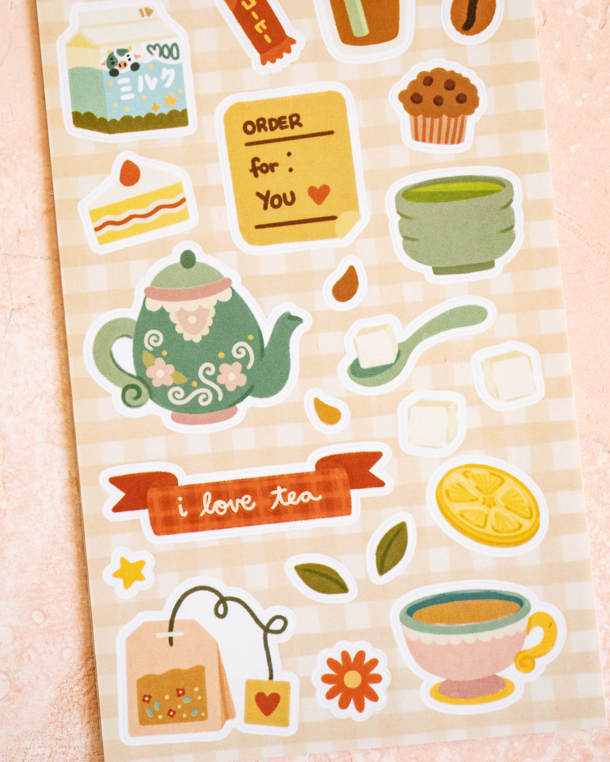 Stickers Cafe and Tea Time – Rainbowholic × Tazdaunicorn