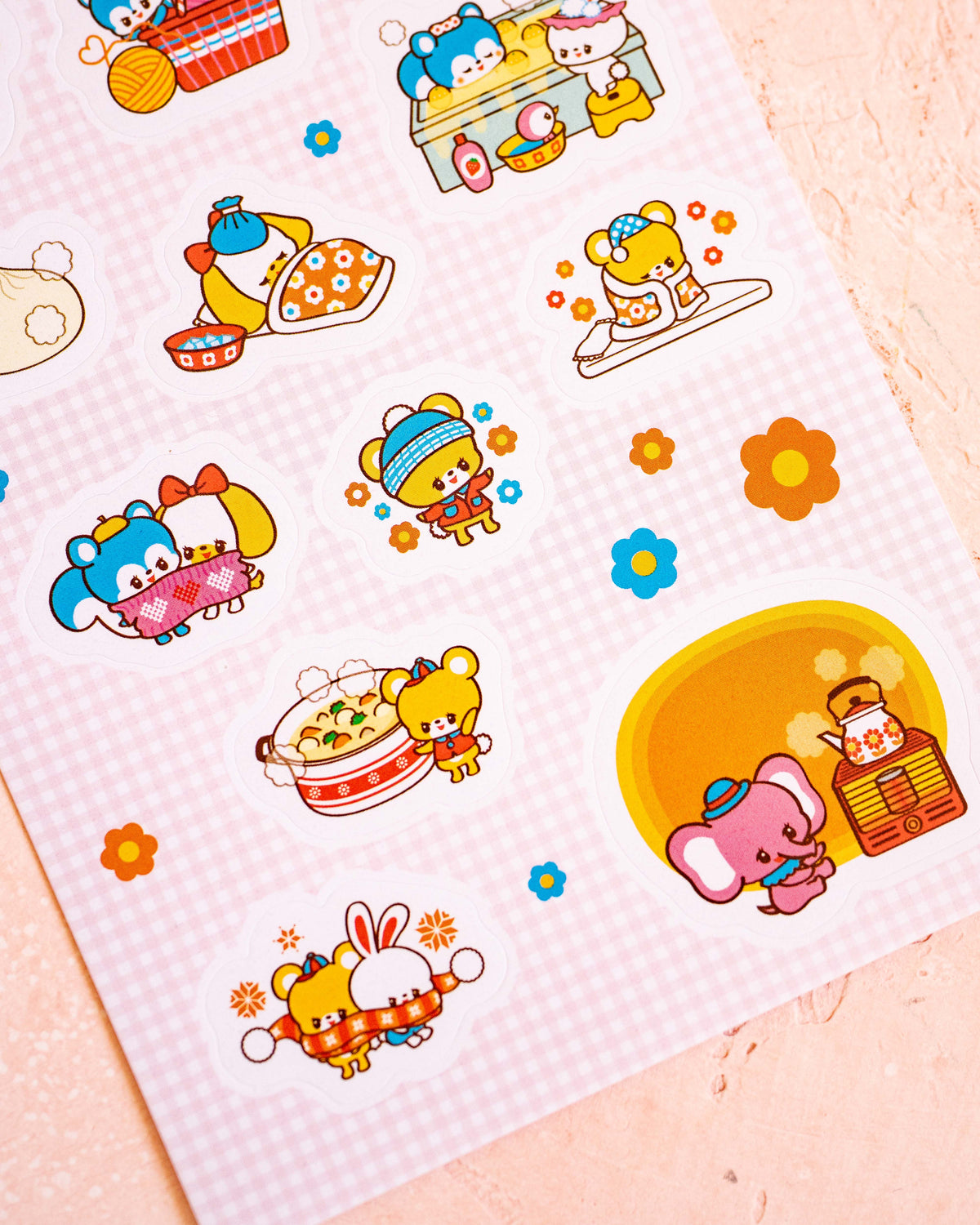 Stickers Cosy Winter – Rainbowholic × Ochame Friends