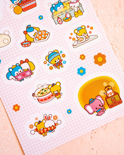 Stickers Cosy Winter – Rainbowholic × Ochame Friends