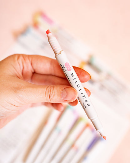 Feutre double pointe Mildliner – Zebra (25 couleurs au choix)