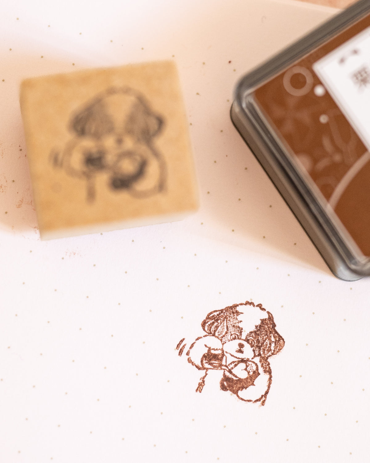Tampon Chien Shih Tzu Barista – merinomi