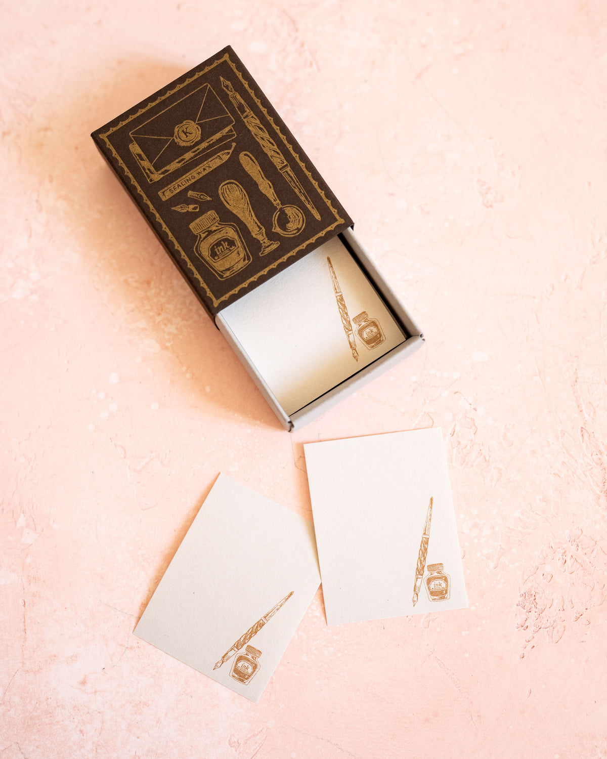 Mini Notes Boite d'Allumettes Letter Press Stationery - merinomi × K-bunsha