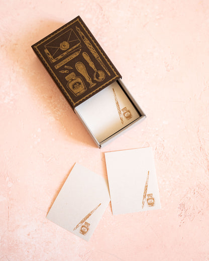 Mini Notes Boite d'Allumettes Letter Press Stationery - merinomi × K-bunsha