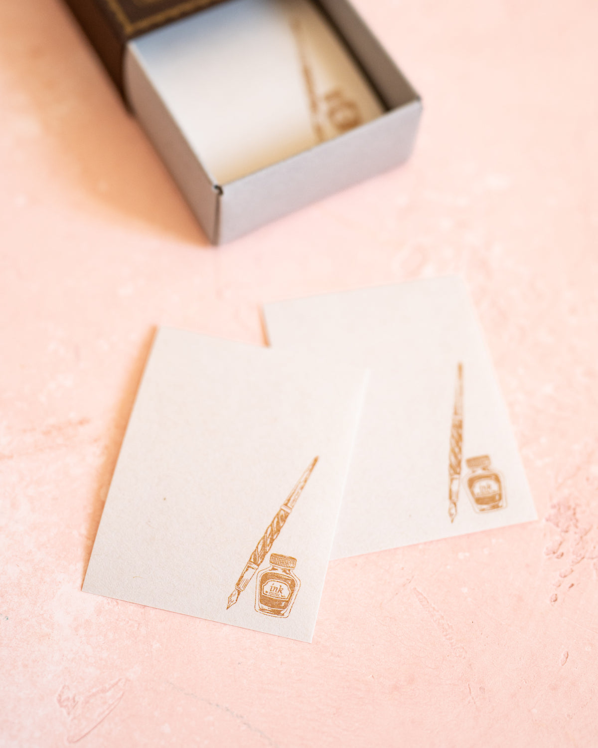 Mini Notes Boite d'Allumettes Letter Press Stationery - merinomi × K-bunsha
