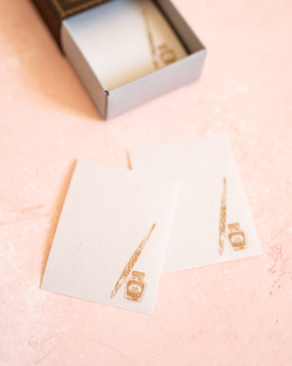 Mini Notes Boite d'Allumettes Letter Press Stationery - merinomi × K-bunsha