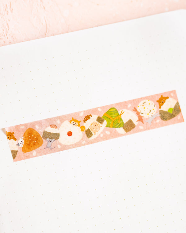 Masking Tape Onigiri Animals – merinomi – Monoe Shop