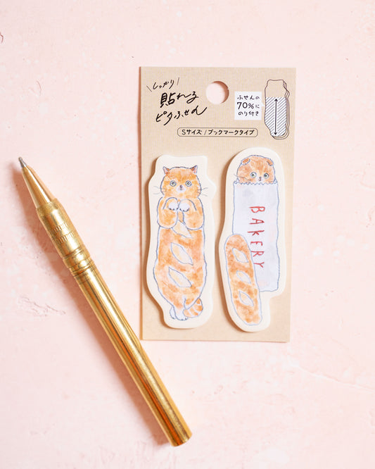 Marque-Pages Notes Autocollantes Tokoro Komugi Chat Pain