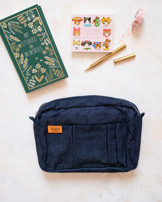 Delfonics Utility Pouch Medium - Bleu Jean