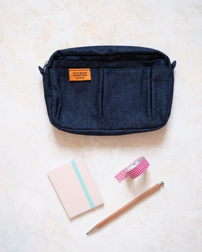 Delfonics Utility Pouch Small - Denim Blue