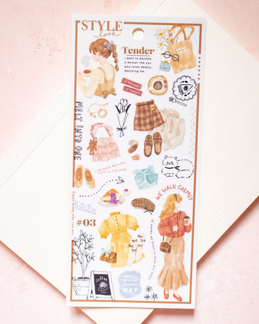 Stickers Style Look Cafe day Mindwave