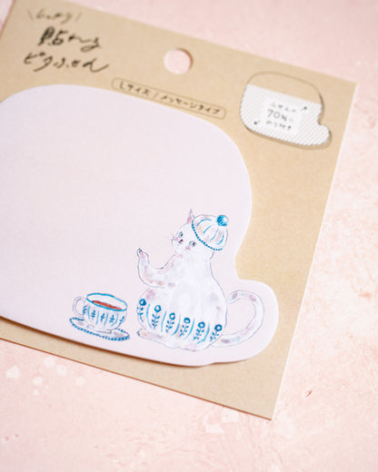 Tokoro Komugi Cat Teapot Sticky Notes