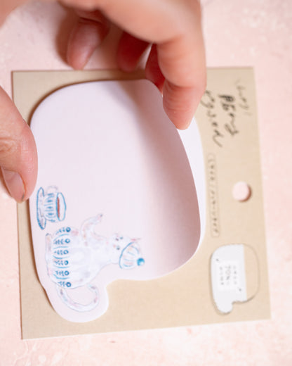 Tokoro Komugi Cat Teapot Sticky Notes