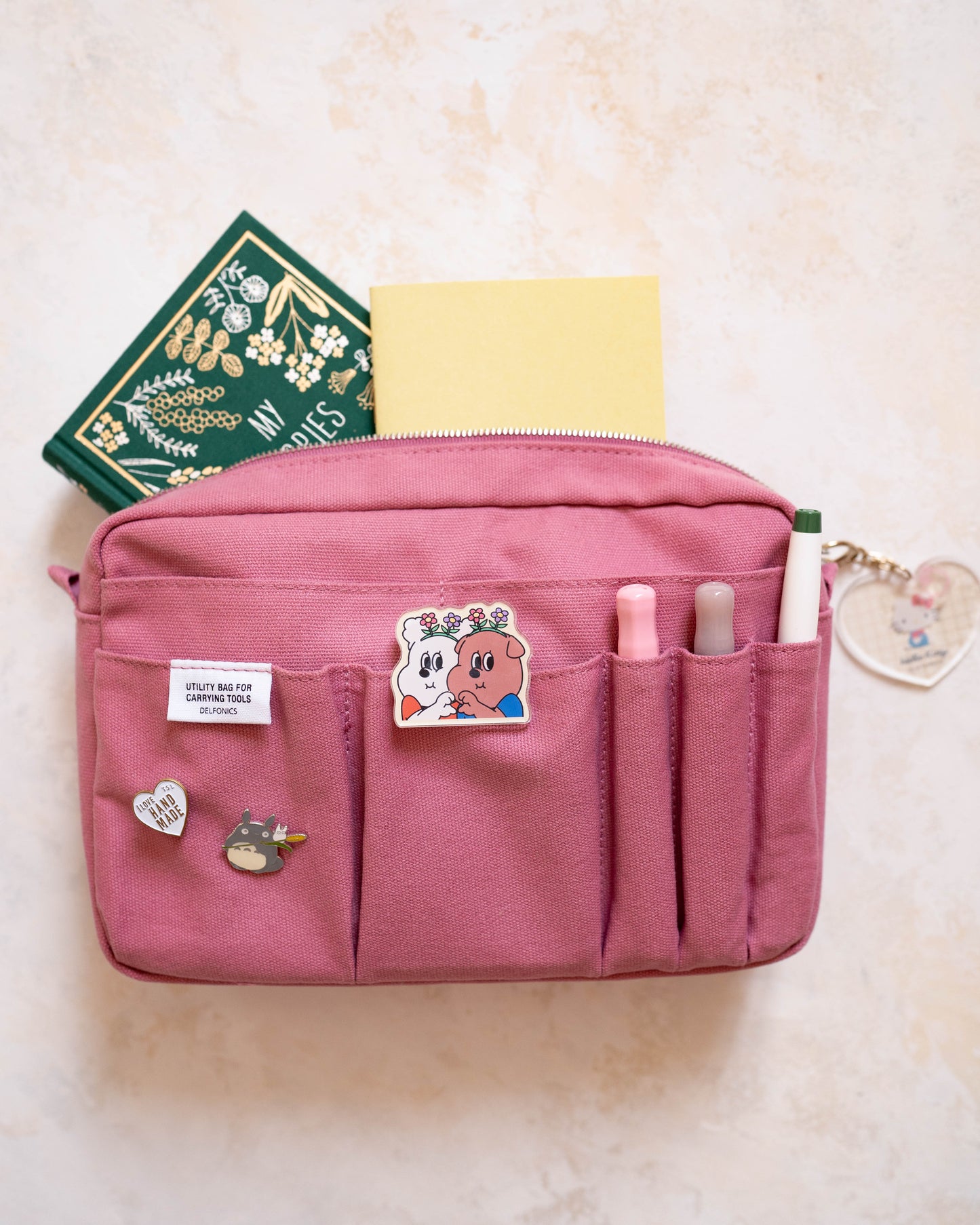 Delfonics Utility Pouch Medium - Rose