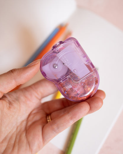 Kutsuwa T'GAAL Purple Pencil Sharpener – Adjustable Angle and Length