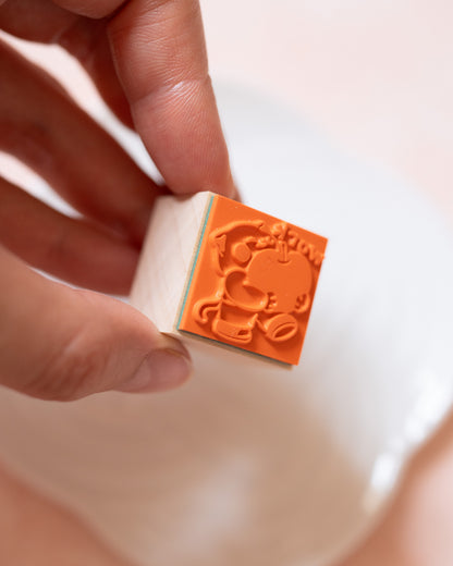 Cat Work Rinrin Stamp