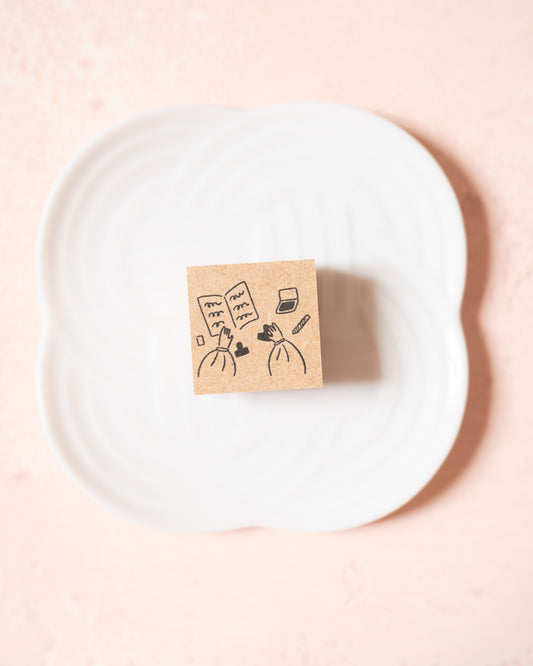 Tampon Stamping Time Maru Chan Stamp Marche