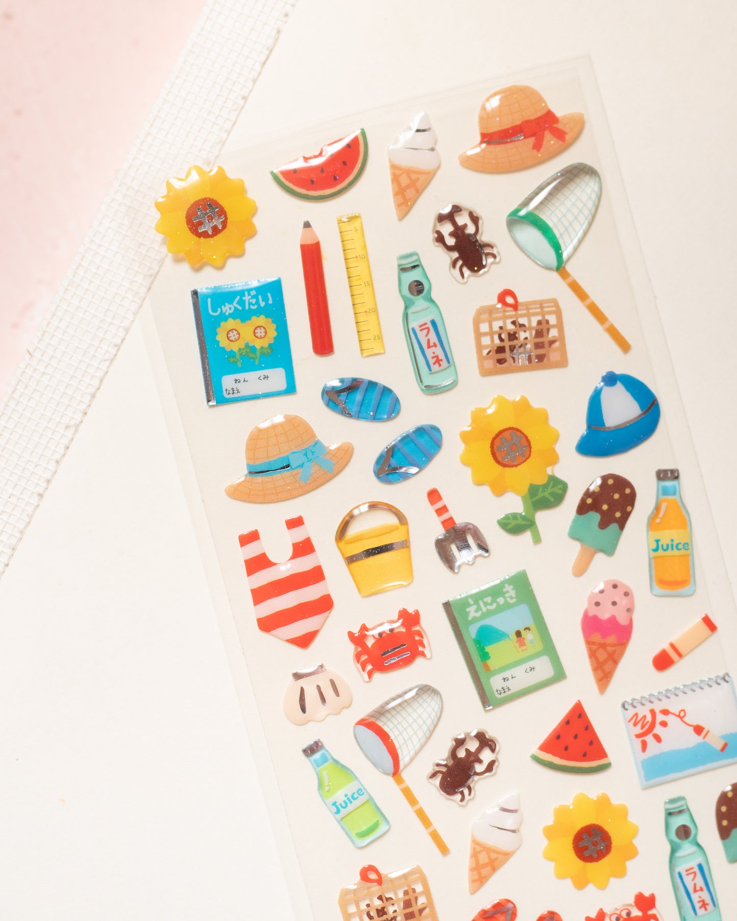 Summer Glossy Stickers