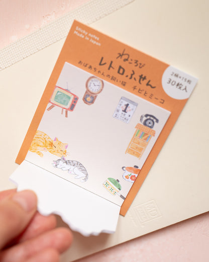 Notes autocollantes Chibi et Miiko Maison Nekorobi