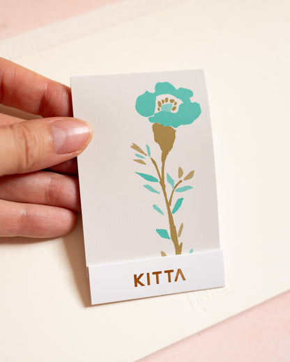 KITTA Flowers Pre-cut Masking Tape Booklet