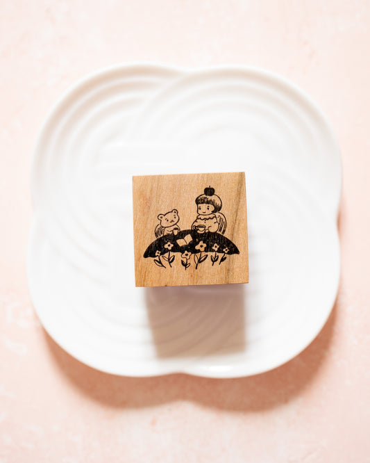 Flower Table Kojimaingo Bunshitsu Stamp