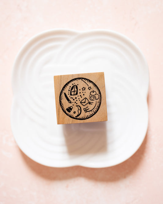 My little window Kojimaingo Bunshitsu stamp