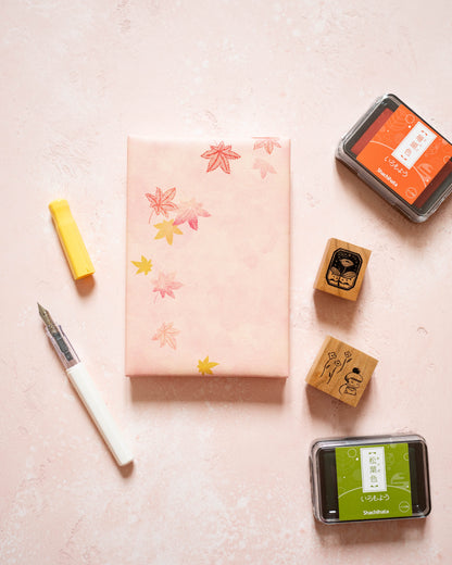 Carnet Gashuincho Feuilles d'automne