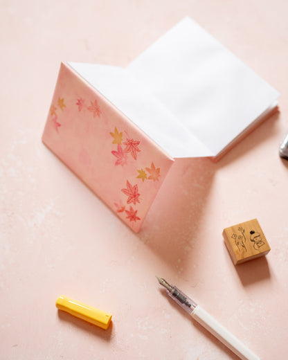 Carnet Gashuincho Feuilles d'automne