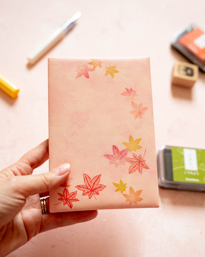 Carnet Gashuincho Feuilles d'automne
