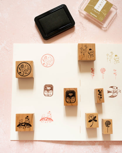 Tampon Flower Table Kojimaingo Bunshitsu