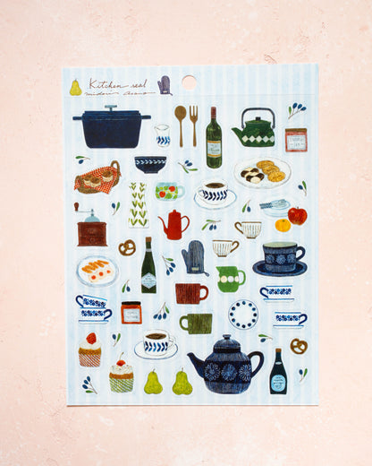 Midori Asano Cozyca Kitchen Stickers