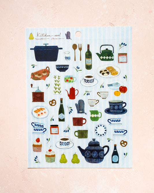 Midori Asano Cozyca Kitchen Stickers