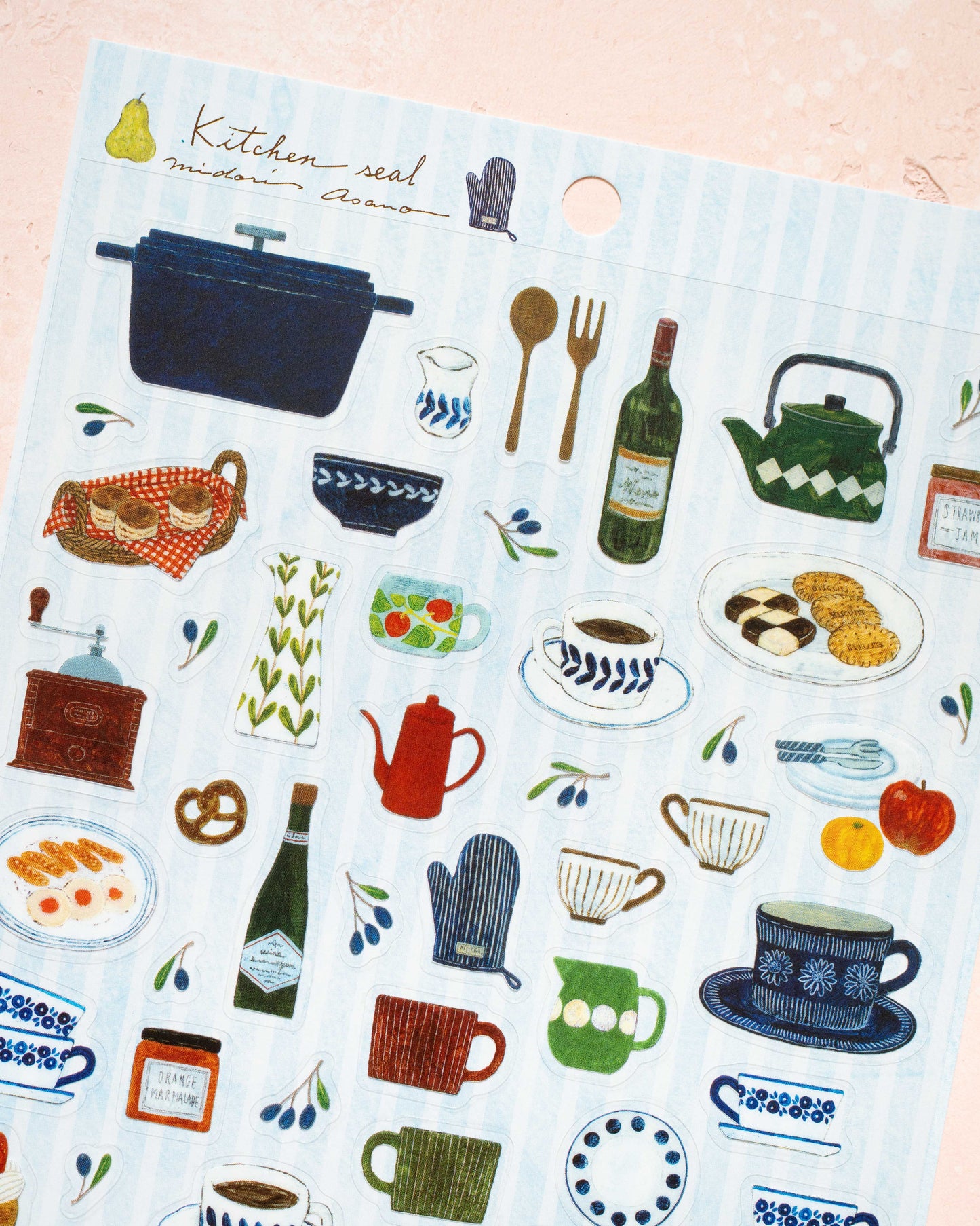Midori Asano Cozyca Kitchen Stickers