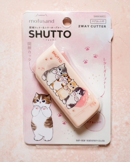 Coupe-lettres & Cutter Mofusand SHUTTO