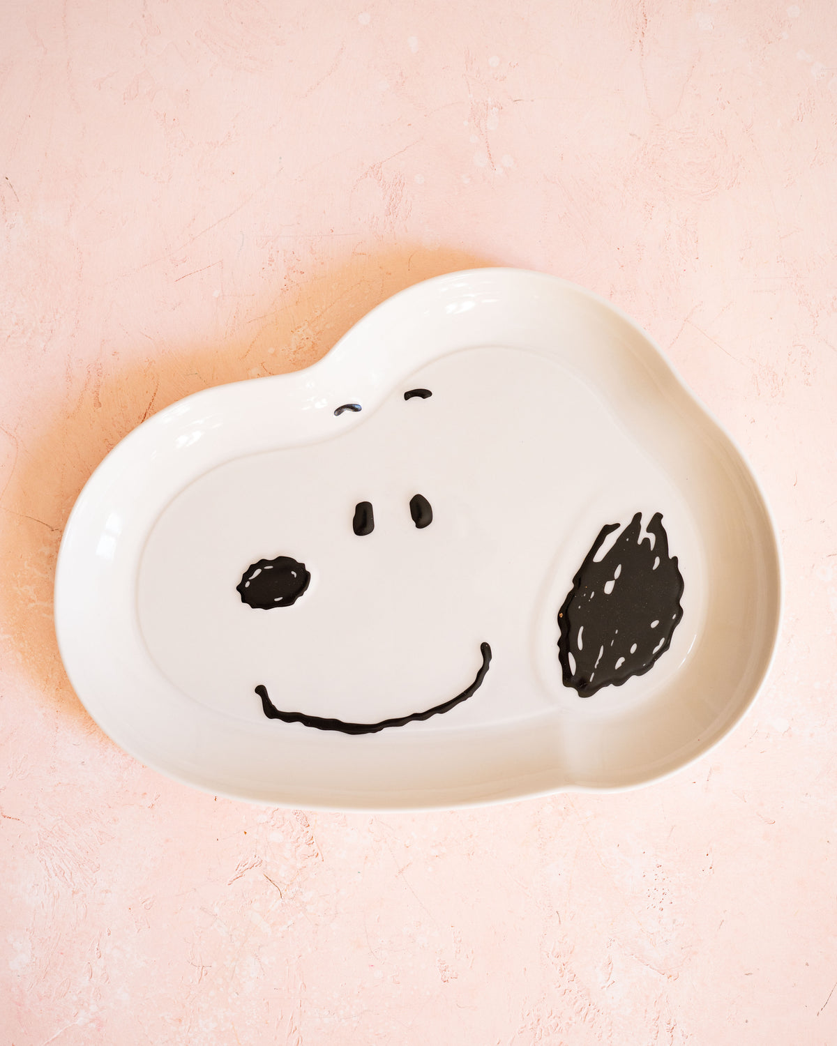 Grand Plat en Porcelaine Tête de Snoopy – Peanuts