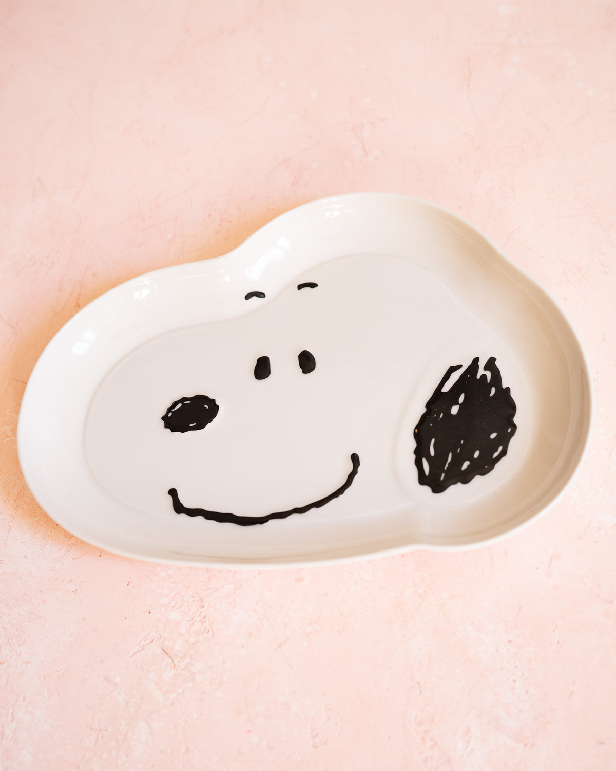 Grand Plat en Porcelaine Tête de Snoopy – Peanuts