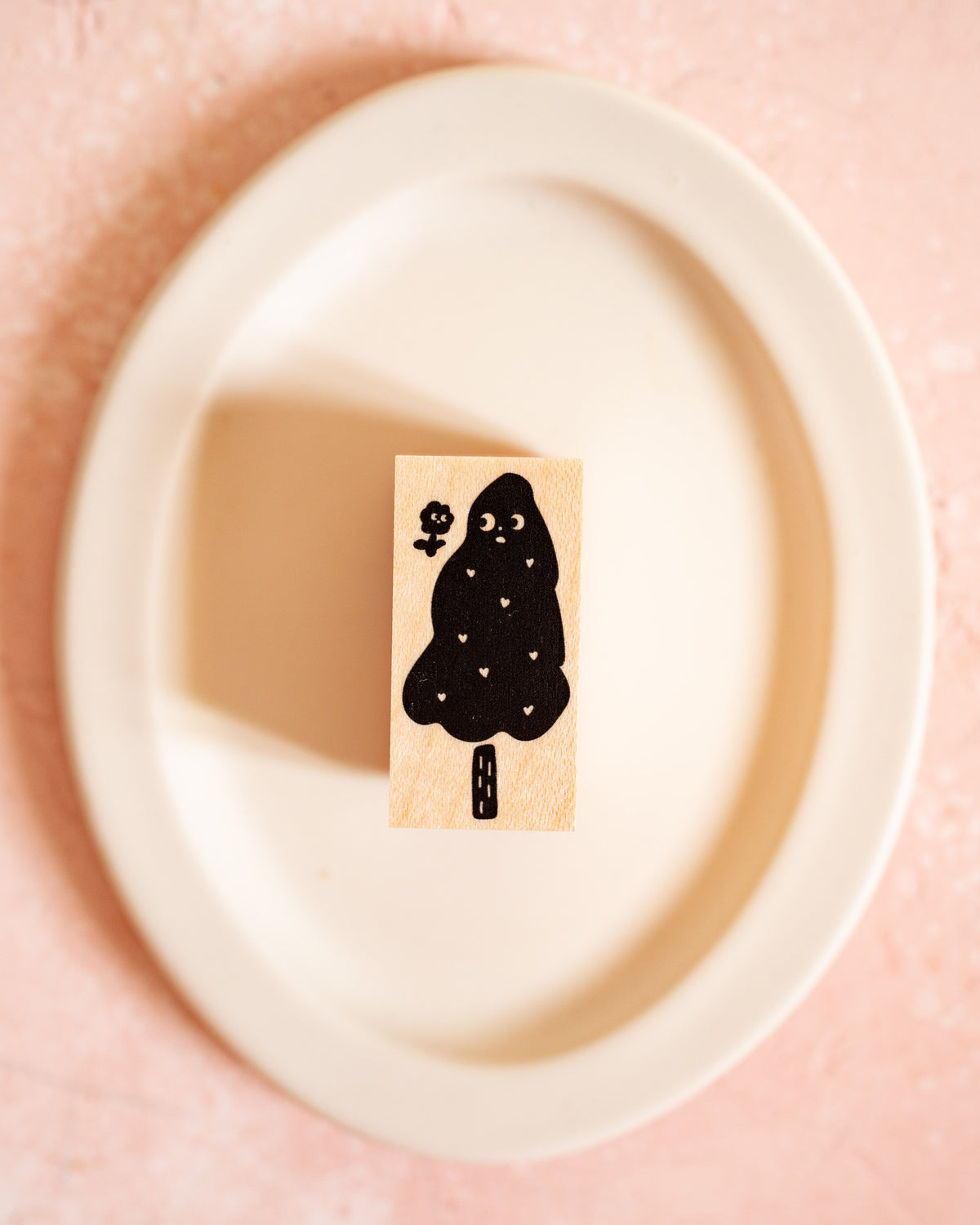 Tampon en Bois d'Érable Arbre et Fleur – Meganehanko