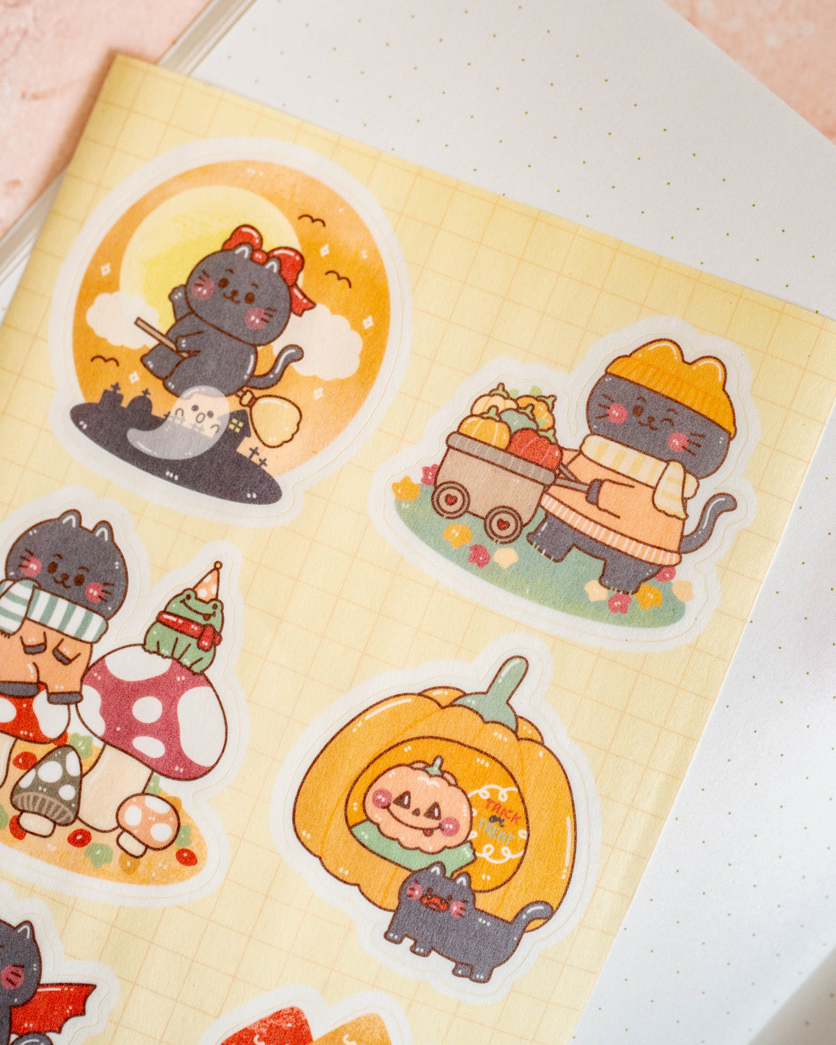 Stickers Halloween Cat – Rainbowholic × Dolly Kaye