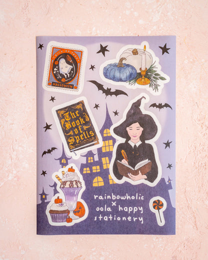 2 Planches de Stickers Automne & Halloween – Rainbowholic × Oola Happy Stationery