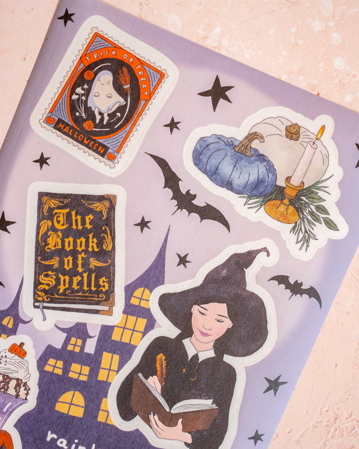 2 Planches de Stickers Automne & Halloween – Rainbowholic × Oola Happy Stationery