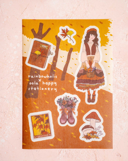 2 Planches de Stickers Automne & Halloween – Rainbowholic × Oola Happy Stationery