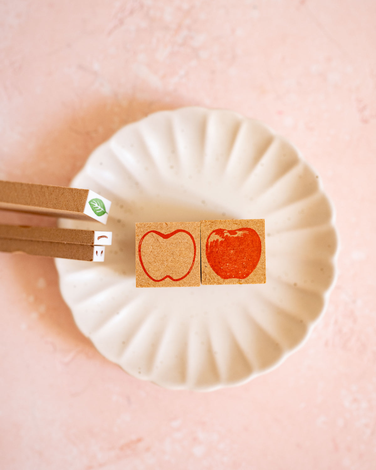 Tampons Pomme Akane (5 tampons)