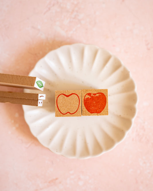 Tampons Pomme Akane (5 tampons)
