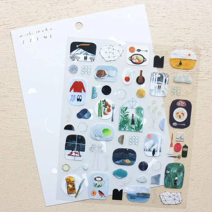 Stickers Scene Nishi Shuku