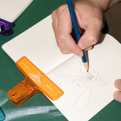 Clampy Clip PLA-clip Penco Orange Pailleté