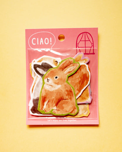 Ciao Rabbit Stickers