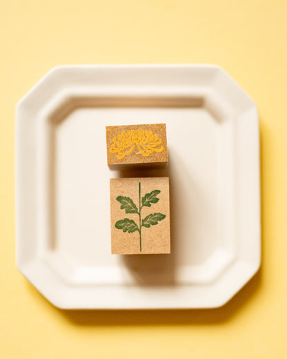 Akane Chrysanthemum Flower Stamps