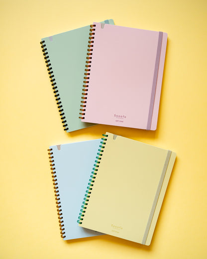 Cahier Soofa à Anneaux Souples Kokuyo A5 80 pages (4 coloris au choix)