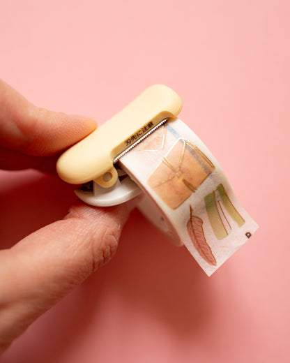 Cutter à Masking Tape Kokuyo Karu Cut Clip (3 coloris)