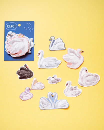 Stickers Cygnes Ciao
